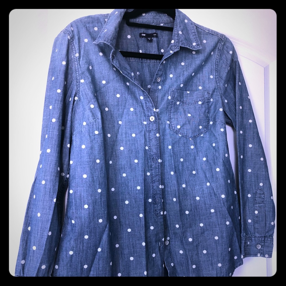 3for$25🌟🌟🌟 Polkadot Jean shirt